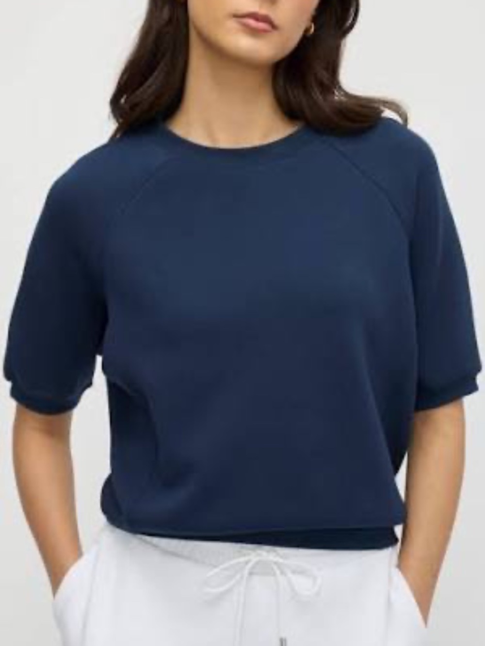 Kit and Ace Sophia Short Sleeve Sweatshirt XS